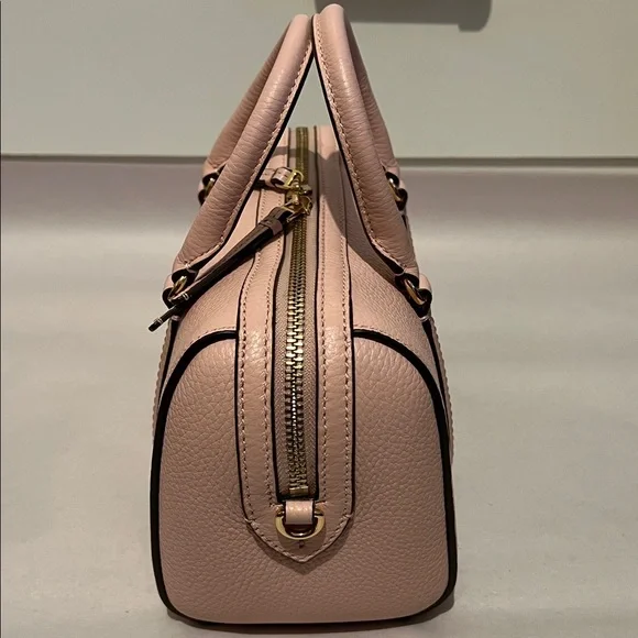 Tory Burch Pink Satchel/Crossbody Bag & Card Case - Picture 8 of 16